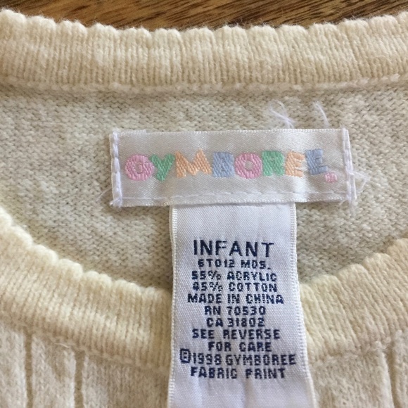 Infant delicate knit cardigan sweater 6-12mo - Picture 5 of 8